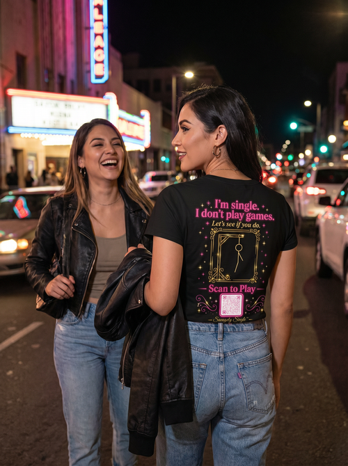 Hangman Shirt - Back View City Street
