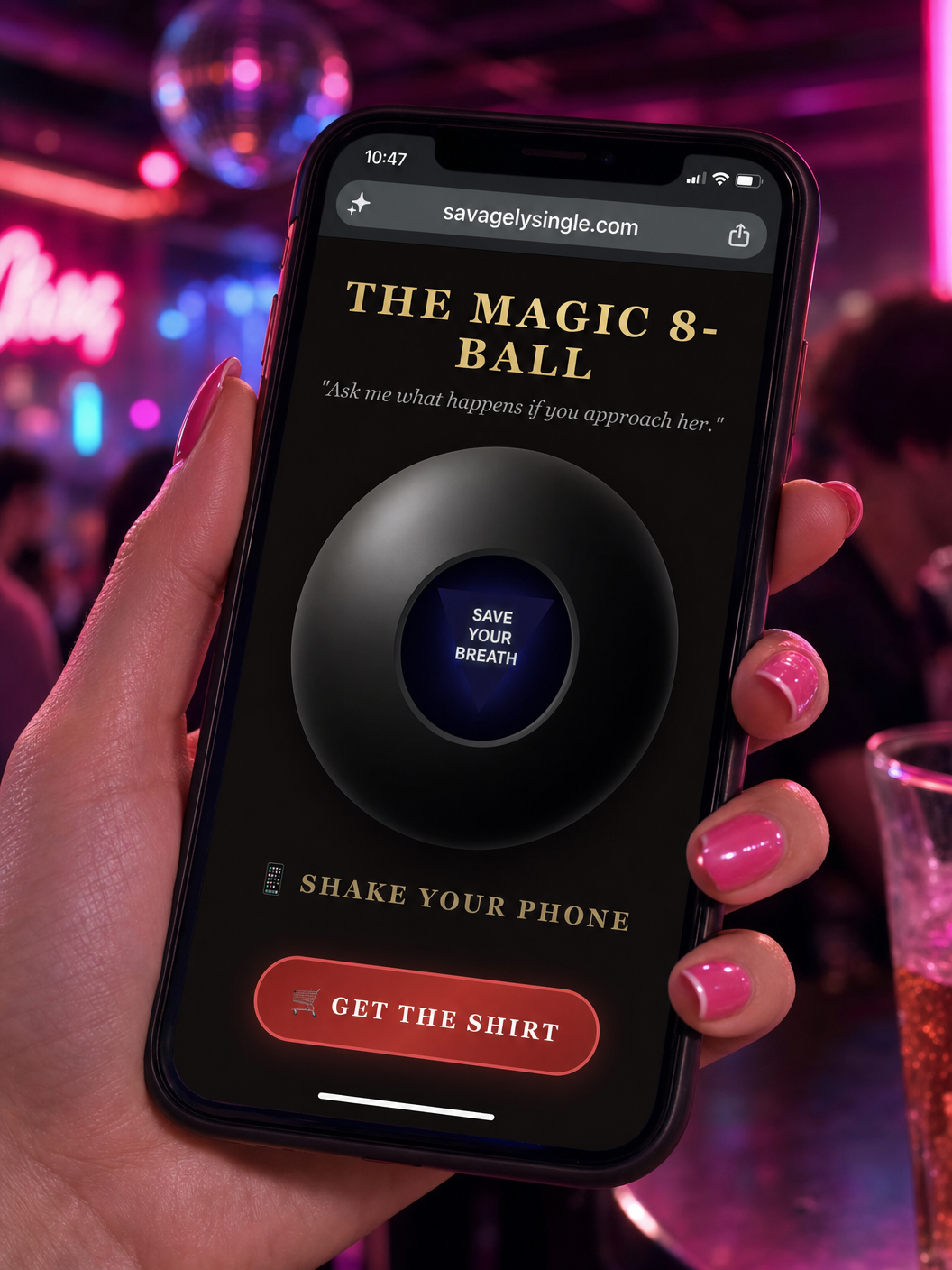 Magic 8-Ball - game close-up
